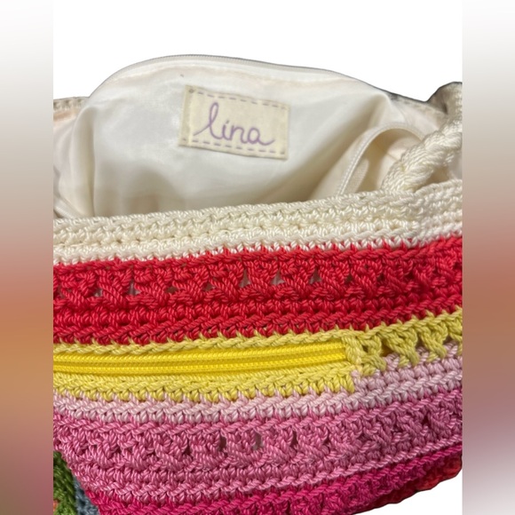 💗LINA! GORGEOUS PURSE!! THE PERFECT SUMMER BAG!! POCKETS GALORE! - Picture 4 of 16